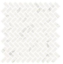 Fioranese - Marmorea STATUARIO Lisca Porcelain Mosaic Tile (Polished Finish - 12"x12" Sheet)