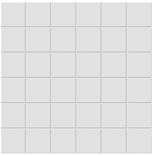 4501 0420 0 Anatolia 2x2 Soho Gallery Grey Matte Mosaic Tile 2x2 Soho Gallery Grey