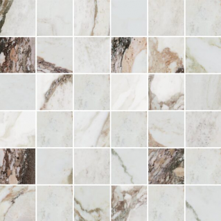 Happy Floors - 2"x2" Kobe CALACATTA VIOLA Porcelain Mosaic Tile (12"x12" Sheet - Matte Finish)