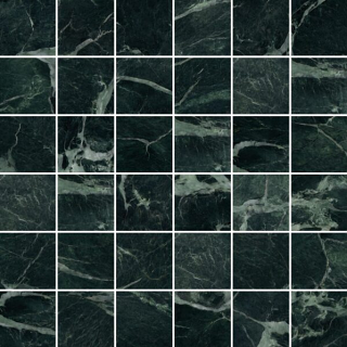 Happy Floors - 2"x2" Kobe VERDE Porcelain Mosaic Tile (12"x12" Sheet - Matte Finish)