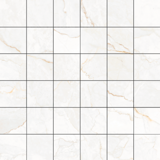 Happy Floors - 2"x2" Statik RUST Porcelain Mosaic Tile (Matte Finish - 12"x12" Sheet)