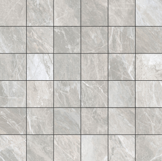 Happy Floors - 2"x2" Bernini FROST Porcelain Mosaic Tile (Matte Finish - 12"x12" Sheet)