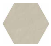 Gazzini - 10"x8.8" Tinteunite SAND Porcelain Hexagon Tile (Matte Finish - Rectified Edges)